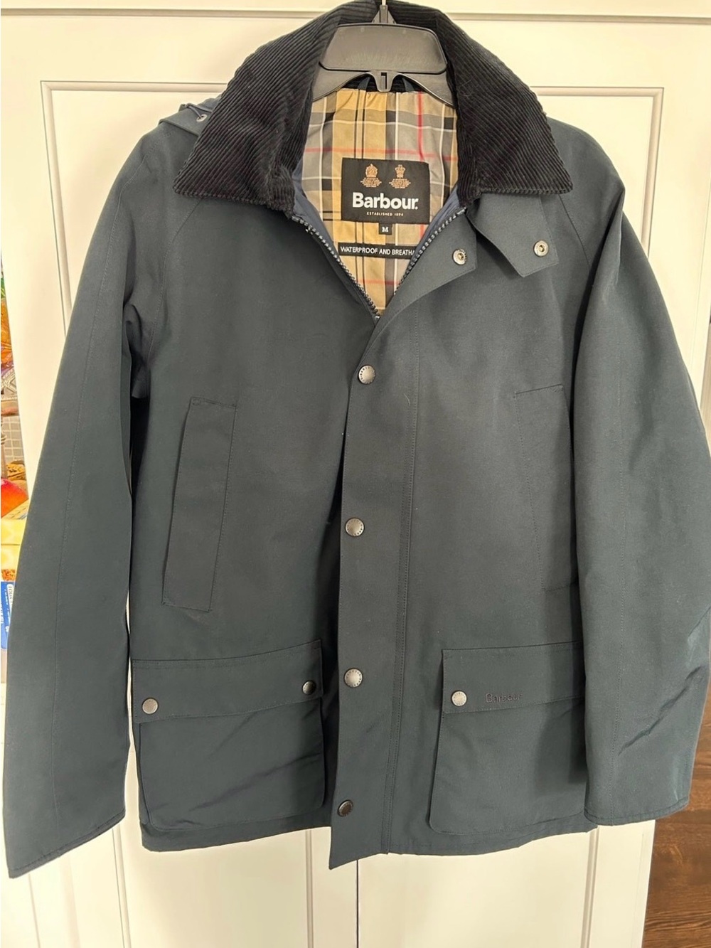 Barbour NEW Size Medium Men’s Ashby Waterproof Jacket $370 MSRP